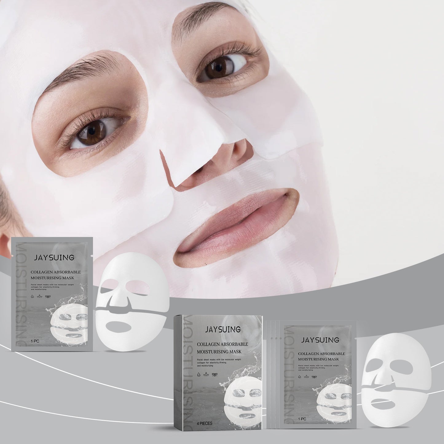 Collagen Facial Hydrating Mask - ILLUMEW
