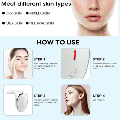 7 Color LED Therapy Facial Wand - ILLUMEW