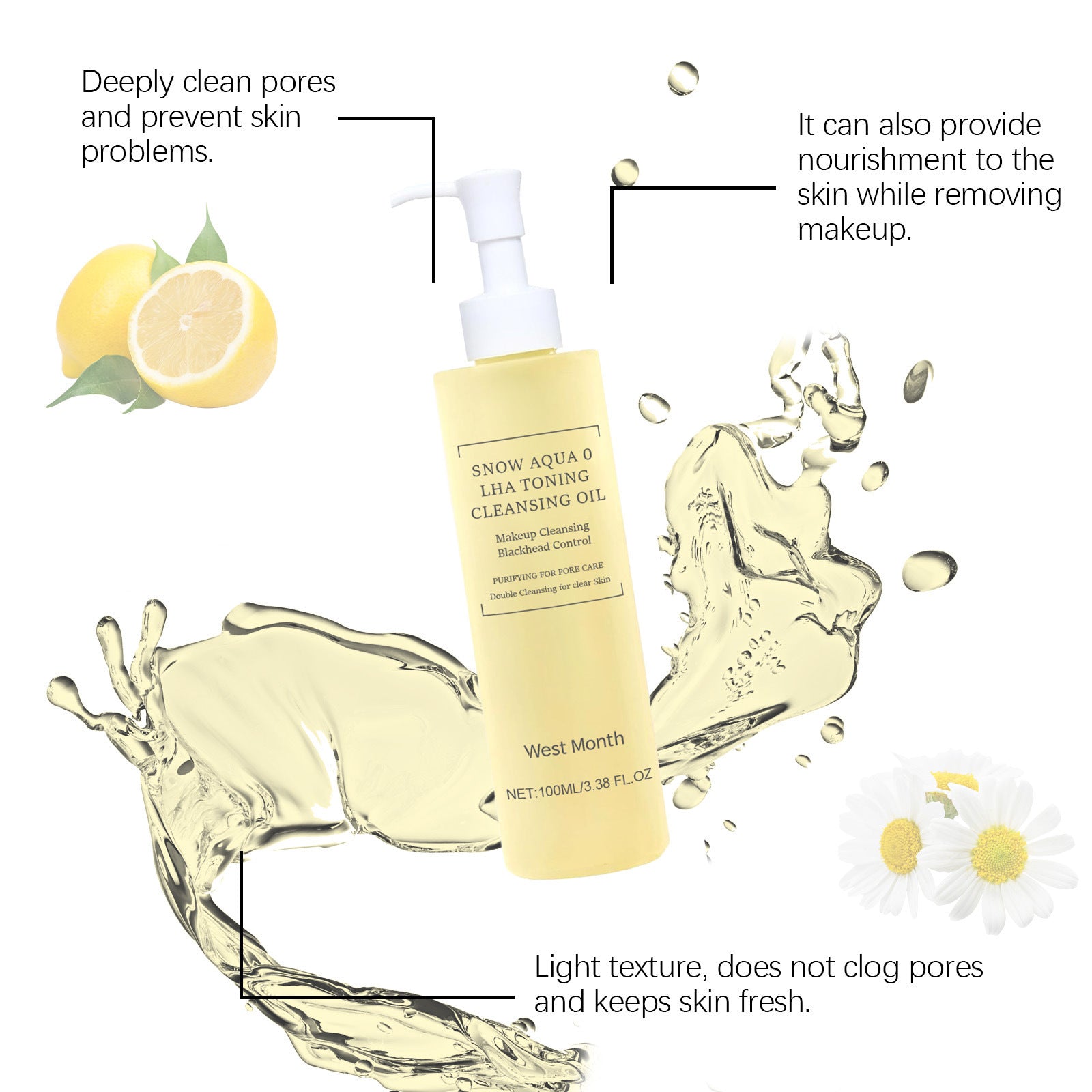 Citrus Mild Cleansing Skin Care Oil - ILLUMEW