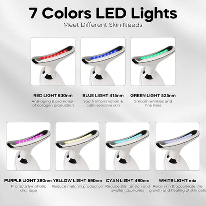 7 Color LED Therapy Facial Wand - ILLUMEW
